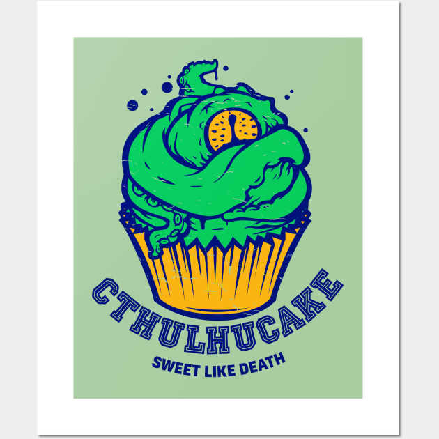 Cthulhu cake Wall Art by dracoimagem